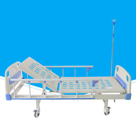 Cadre enduit de lit d'hôpital de haute performance de poudre en acier pratique manuelle de lit