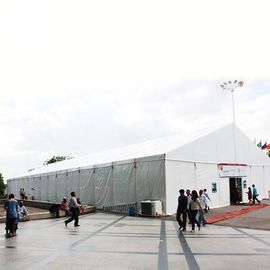 Tentes provisoires de forte stabilité de construction de double tente extérieure de PVC grande
