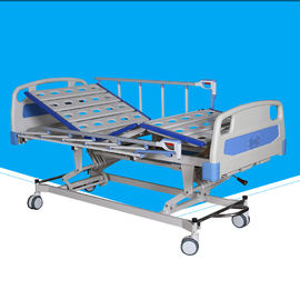 La fonction multi plient le lit d'hôpital, lit d'hôpital refourbi avec des roues 
