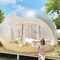 Tente transparente extérieure gonflable recyclable ronde du diamètre 15m de tente de bulle