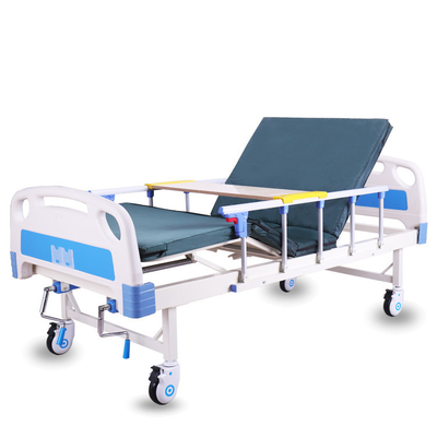 Lits manuels de soins de double d'hôpital hôpital multifonctionnel réglable détraqué de lit